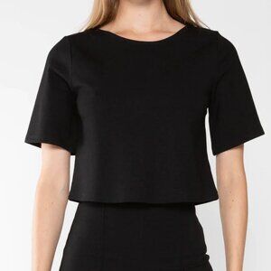 Ponte Knit Short Sleeve Top - Ripley Rader